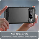 Google Pixel 10 Pro Carbon Fibre TPU Case Slim Shockproof Cover Black