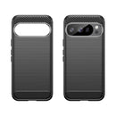 Google Pixel 10 Pro Carbon Fibre TPU Case Slim Shockproof Cover Black