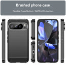 Google Pixel 10 Pro Carbon Fibre TPU Case Slim Shockproof Cover Black