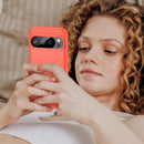 Google Pixel 10 Pro Carbon Fibre TPU Case Slim Shockproof Cover Red