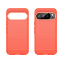 Google Pixel 10 Pro Carbon Fibre TPU Case Slim Shockproof Cover Red