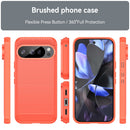 Google Pixel 10 Pro Carbon Fibre TPU Case Slim Shockproof Cover Red