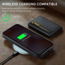 DG.MING Magnetic Wallet Case with Zipper Pocket for Pixel 10 [Black]