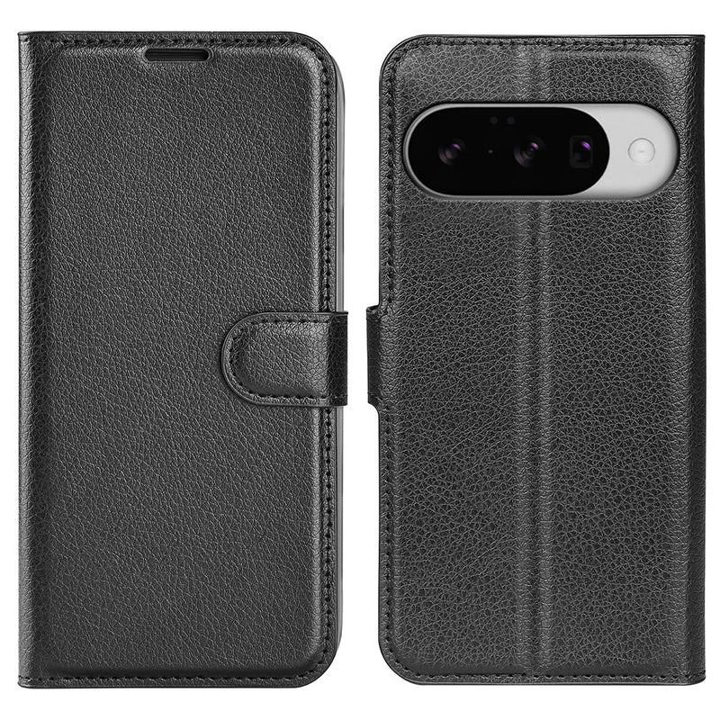 Google Pixel 10 PU Wallet Case [Black]