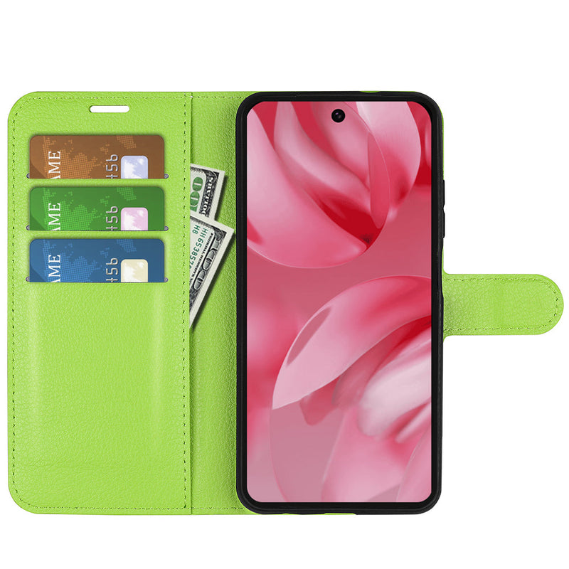 Google Pixel 10 PU Wallet Case [Green]