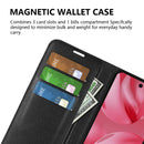 Google Pixel 10 Pro PU Wallet Case [Red]
