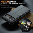 Google Pixel 10 Pro CaseMe Retro Wallet Case [Black]