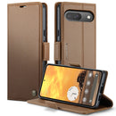 Google Pixel 10 CaseMe Retro Wallet Case [Brown]
