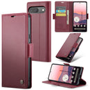 Google Pixel 10 Pro CaseMe Retro Wallet Case [Maroon]