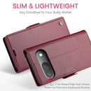 Google Pixel 10 CaseMe Retro Wallet Case [Maroon]