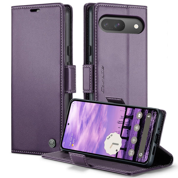 Google Pixel 10 CaseMe Retro Wallet Case [Purple]