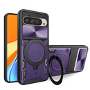 Google Pixel 10 Pro Ring Kickstand Case w/ Camera Cover [Purple]