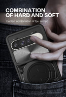 Google Pixel 10 Ring Kickstand Case w/ Camera Cover [Purple]