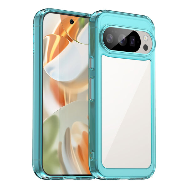 Google Pixel 10 Soft TPU Bumper Case [Clear Blue]