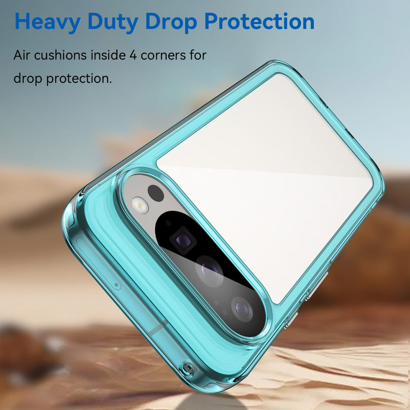 Google Pixel 10 Soft TPU Bumper Case [Clear Blue]