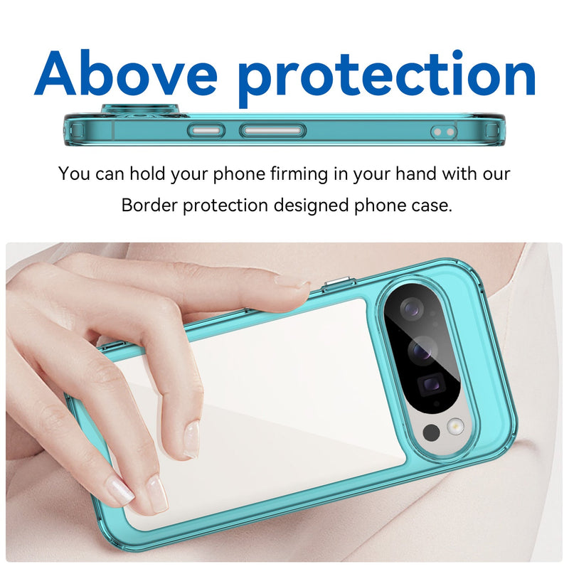 Google Pixel 10 Soft TPU Bumper Case [Clear Blue]
