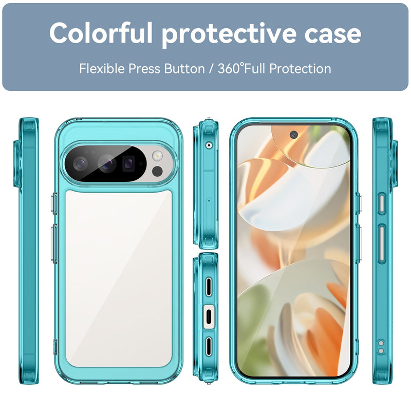 Google Pixel 10 Soft TPU Bumper Case [Clear Blue]