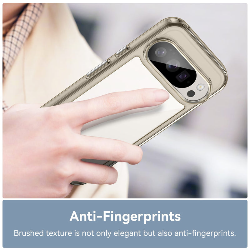 Google Pixel 10 Soft TPU Bumper Case [Clear Grey]