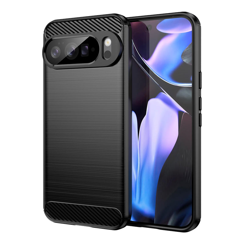 Google Pixel 10 Pro XL Carbon Fibre Brushed Case [Black]