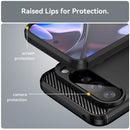 Google Pixel 10 Pro XL Carbon Fibre Brushed Case [Black]