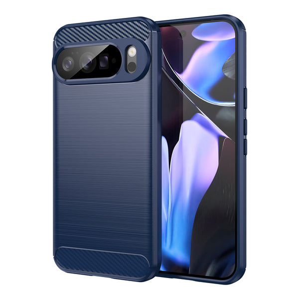 Google Pixel 10 Pro XL Carbon Fibre Brushed Case [Navy]