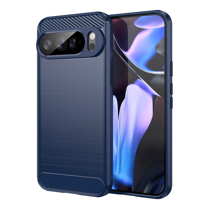 Google Pixel 10 Pro XL Carbon Fibre Brushed Case [Navy]