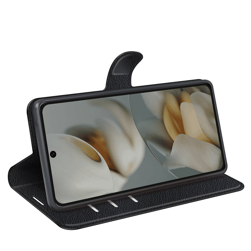 Google Pixel 10 Pro XL PU Wallet Case [Black]