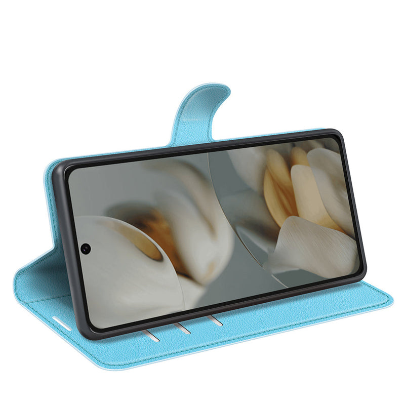 Google Pixel 10 Pro XL PU Wallet Case [LightBlue]