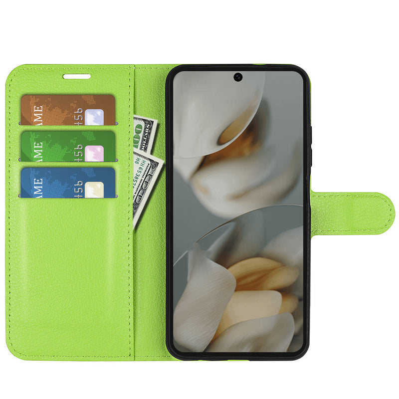 Google Pixel 10 Pro XL PU Wallet Case [Green]