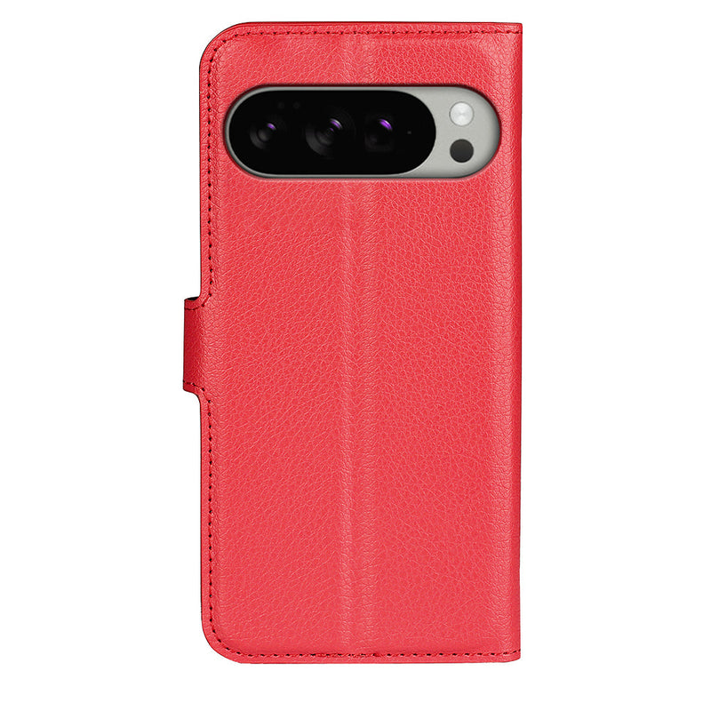 Google Pixel 10 Pro XL PU Wallet Case [Red]