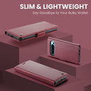 Google Pixel 10 Pro XL CaseMe Retro Wallet Case [Maroon]