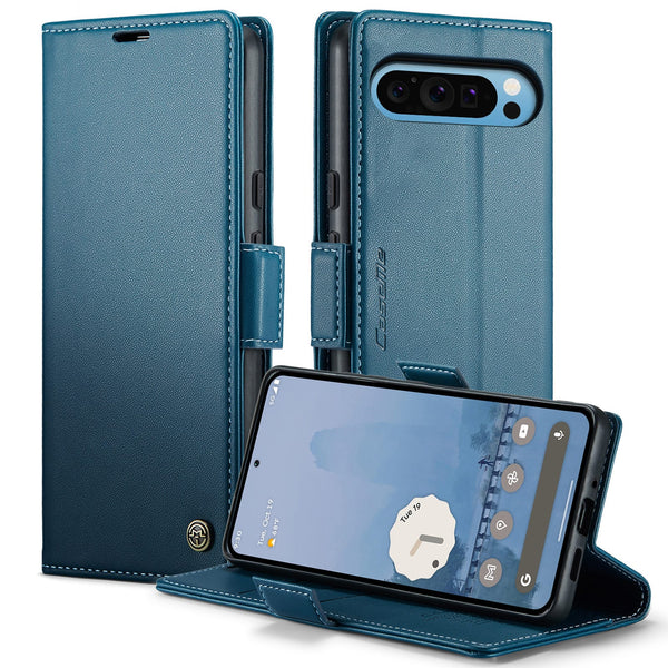 Google Pixel 10 Pro XL CaseMe Retro Wallet Case [Navy]