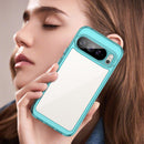 Google Pixel 10 Pro XL Soft TPU Bumper Case [Clear Blue]