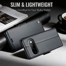 Google Pixel 11 / 11 Pro CaseMe Retro Wallet Case [Black] 3