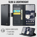 Google Pixel 11 / 11 Pro CaseMe Retro Wallet Case [Black] 2