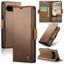 Google Pixel 11 / 11 Pro CaseMe Retro Wallet Case [Brown] 1