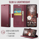 Google Pixel 11 / 11 Pro CaseMe Retro Wallet Case [Maroon] 2