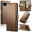 Google Pixel 11 Pro XL CaseMe Retro Wallet Case [Brown] 1