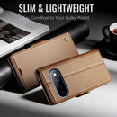 Google Pixel 11 Pro XL CaseMe Retro Wallet Case [Brown] 3