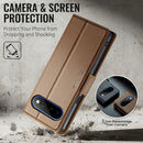 Google Pixel 11 Pro XL CaseMe Retro Wallet Case [Brown] 5