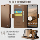 Google Pixel 11 Pro XL CaseMe Retro Wallet Case [Brown] 2