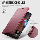 Google Pixel 11 Pro XL CaseMe Retro Wallet Case [Maroon] 8