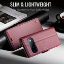 Google Pixel 11 Pro XL CaseMe Retro Wallet Case [Maroon] 3
