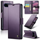 Google Pixel 11 Pro XL CaseMe Retro Wallet Case [Purple] 1