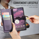 Google Pixel 11 Pro XL CaseMe Retro Wallet Case [Purple] 4