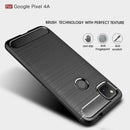 Google Pixel 4a-4G Carbon Fibre TPU Case Slim Shockproof