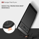 Google Pixel 6 Pro 5G Carbon Fibre TPU Case Slim Shockproof
