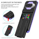 Google Pixel 9 Heavy Duty Kickstand Card Holder Case