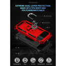 Google Pixel 9 Pro Military Armour Ring Case [Red] 4