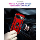 Google Pixel 9 Pro Military Armour Ring Case [Red] 2